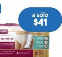 Farmacia San Pablo Depend toallas para incontinencia femenine panty 20 piezas oferta