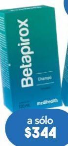 Farmacia San Pablo Betapirox shampoo capilar 120 ml oferta