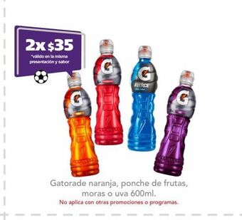 Gatorade bebida isotónica sabor moras 600 ml