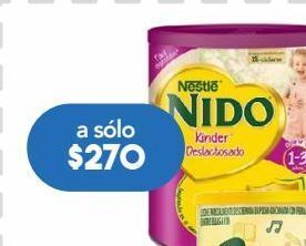Farmacia San Pablo Nido kinder deslactosado leche en polvo para niños de 1 a 3 años 1.5 kg oferta