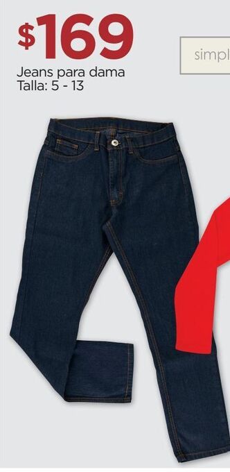 Chedraui Jeans para dama oferta