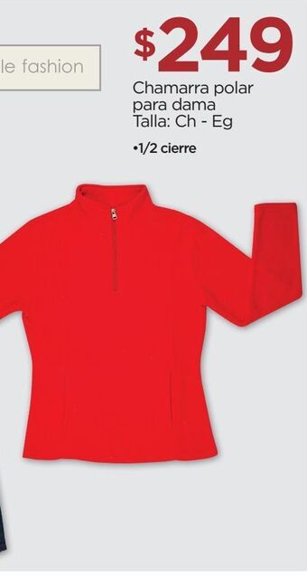 Chedraui Chamarra polar para dama oferta
