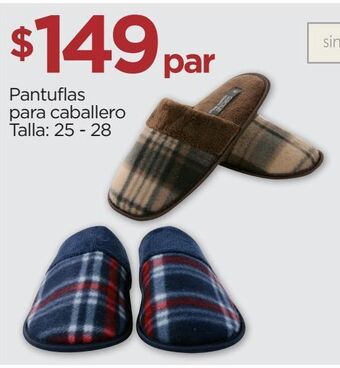 Chedraui Pantuflas para caballero oferta