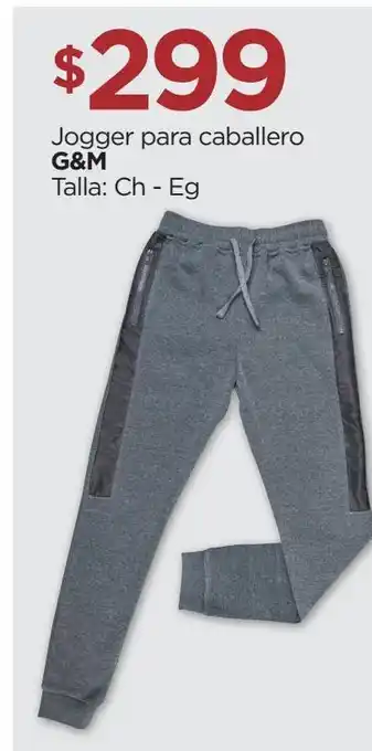 Chedraui Jogger para caballero g&m oferta