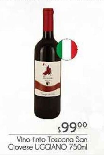 Fresko Vino tinto toscana giovese uggiano 750ml oferta