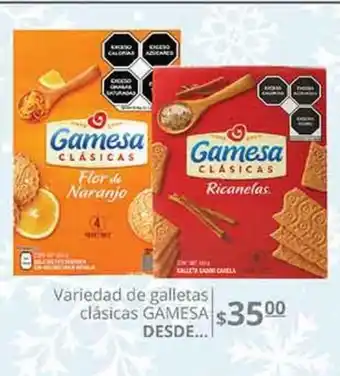 La Comer Variedad de galletas gamesa oferta