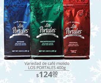 La Comer Variedad de café molido los portales 400g oferta