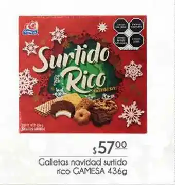 Galletas navidad surtido rico gamesa 436g