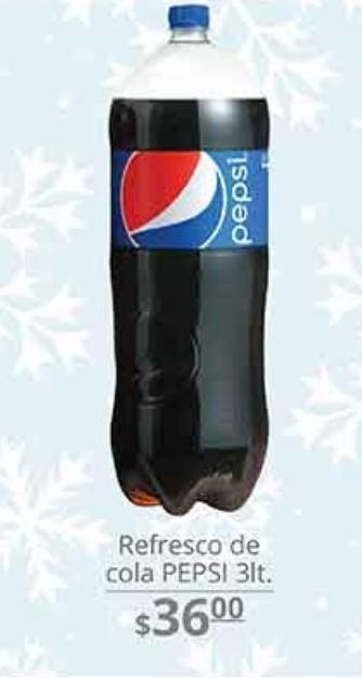 La Comer Refresco de cola pepsi 3l oferta