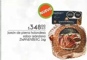 Jamón de pierna holandesa sabor arandano zwanenberg 1kg