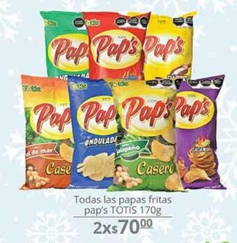 Papas fritas pap´s totis 170g