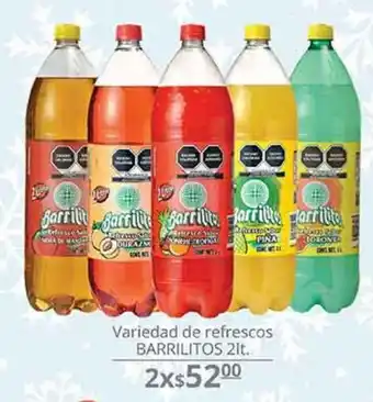 La Comer Refrescos barrilito 2l oferta