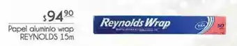 Fresko Papel aluminio wrap reynolds 15m oferta