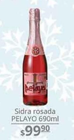 La Comer Sidra rosada pelayo 690ml oferta