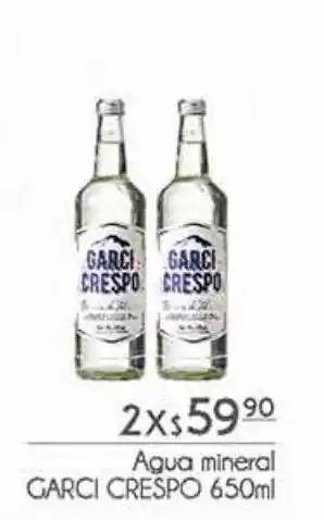 Fresko Agua mineral garci crespo 650ml x 2un oferta