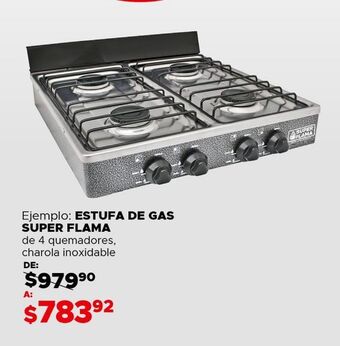 DelSol Estufa de gas super flama oferta