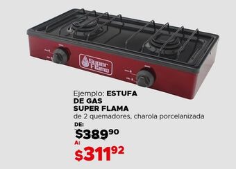 DelSol Estufa de gas super flama oferta