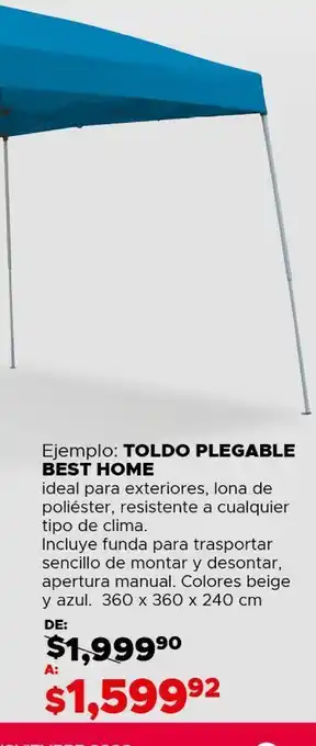 DelSol Toldo plegable best home oferta