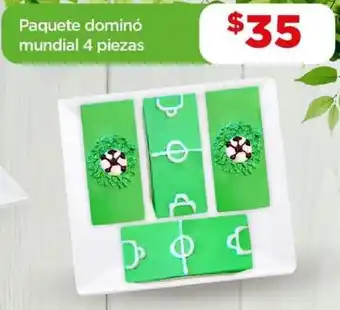 Paquete dominó mundial 4 piezas