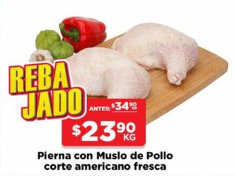 HEB Pierna con Muslo de Pollo Corte Americano Fresca oferta