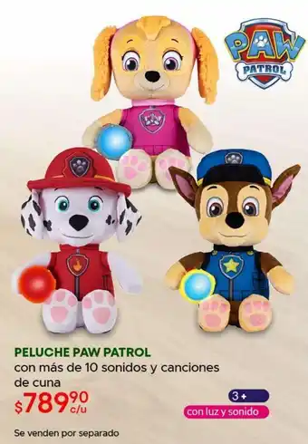 Peluche paw patrol