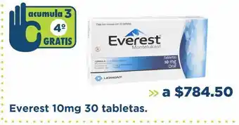 Farmacia San Pablo Everest 10mg 30 tabletas oferta