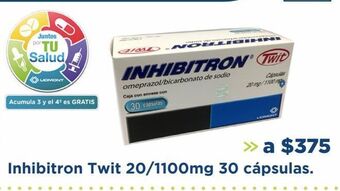 Inhibitron twit 20/1100mg 30 cápsulas.