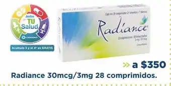 Farmacia San Pablo Radiance 30mcg/3mg 28 comprimidos oferta