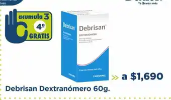 Debrisan dextranómero 60g.