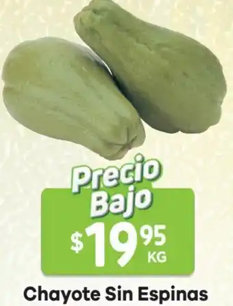 HEB Chayote Sin Espinas oferta