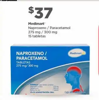 Medimart naproxeno / paracetamol