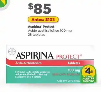 Bodega Aurrerá Aspirina protect oferta