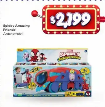 Bodega Aurrerá Spidey amazing friends aracnomóvil oferta