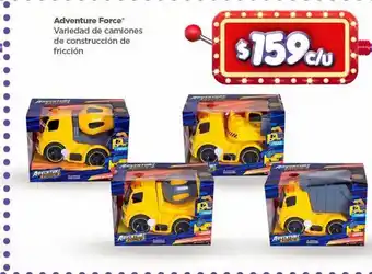 Bodega Aurrerá Adventure force variedad de camiones de construcción de fricción oferta
