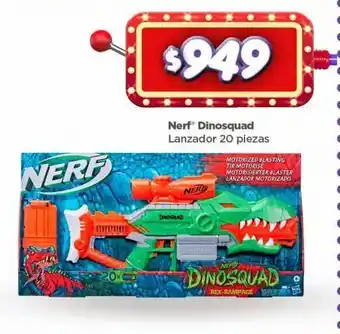 Lanzador nerf dinosquad