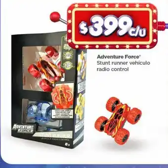 Bodega Aurrerá Adventure force stunt runner vehículo radio control oferta