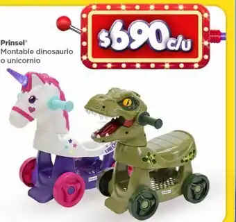 Prinsel montable dinosaurio o unicornio