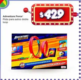 Bodega Aurrerá Adventure force pista para autos doble loop oferta