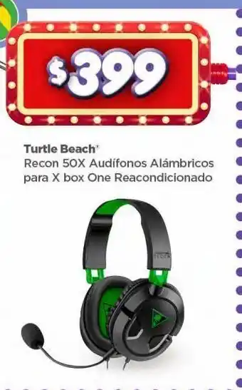 Bodega Aurrerá Turtle beach recon 50x audífonos alámbricos para xbox oferta