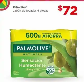 Bodega Aurrerá Jabón de tocador palmolive 4 piezas oferta