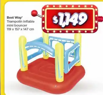 Bodega Aurrerá Trampolín inflable mini bouncer bestway oferta
