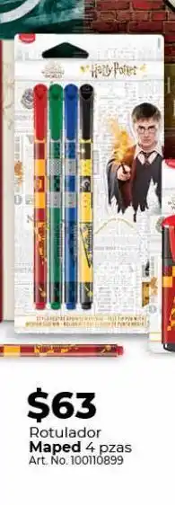 Office Depot Rotulador maped 4 pzas oferta