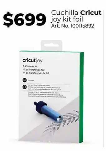 Office Depot Cuchilla cricut joy kit foil oferta