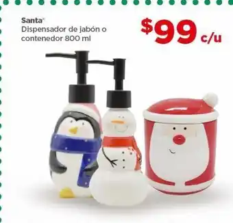 Bodega Aurrerá Dispensador de jabón santa 800ml oferta