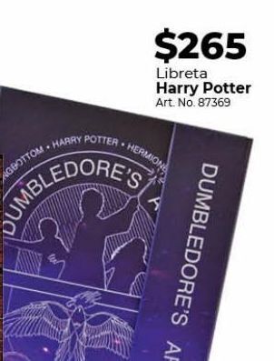 Office Depot Libreta harry potter oferta