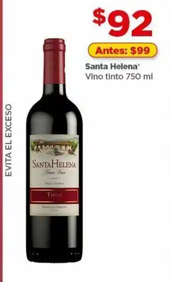 Bodega Aurrerá Vino tinto santa helena 750ml oferta