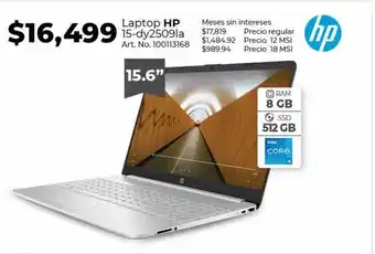 Office Depot Laptop hp 15-dy2509la oferta