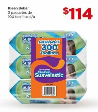 Bodega Aurrerá Toallitas húmedas kleenbebé oferta