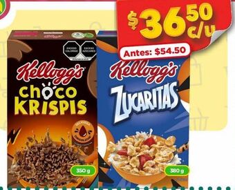 Bodega Aurrerá Cereales kellogg's oferta