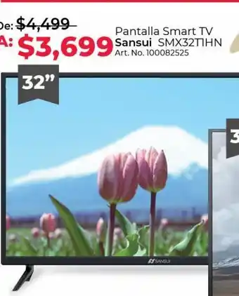 Office Depot Pantalla smart tv 32" sansui oferta